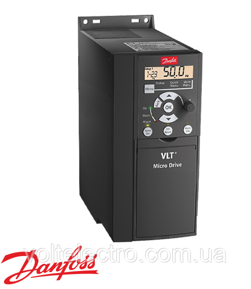 Частотний перетворювач Danfoss VLT Micro Drive 132F0007 - 2,2 кВт, 1 x 220В, 9.6 А