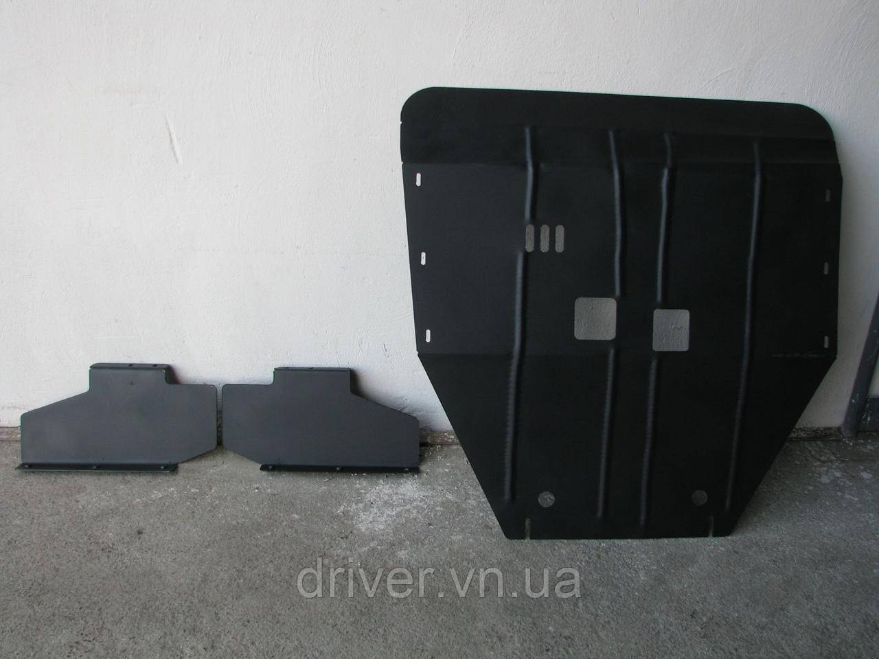 Захист двигуна Ford TRANSIT 2000 - 2006 / 2006-2013 з боковими пластинами  (двигун+КПП), фото 1