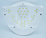 Гібридна лампа на 110 вт SUN R9 для сушіння нігтів з дисплеєм і зниженням потужності., фото 6