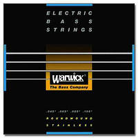Струны бас-гитары Warwick 40200 Black Label 4-струн набор M, ручная работа, сталь