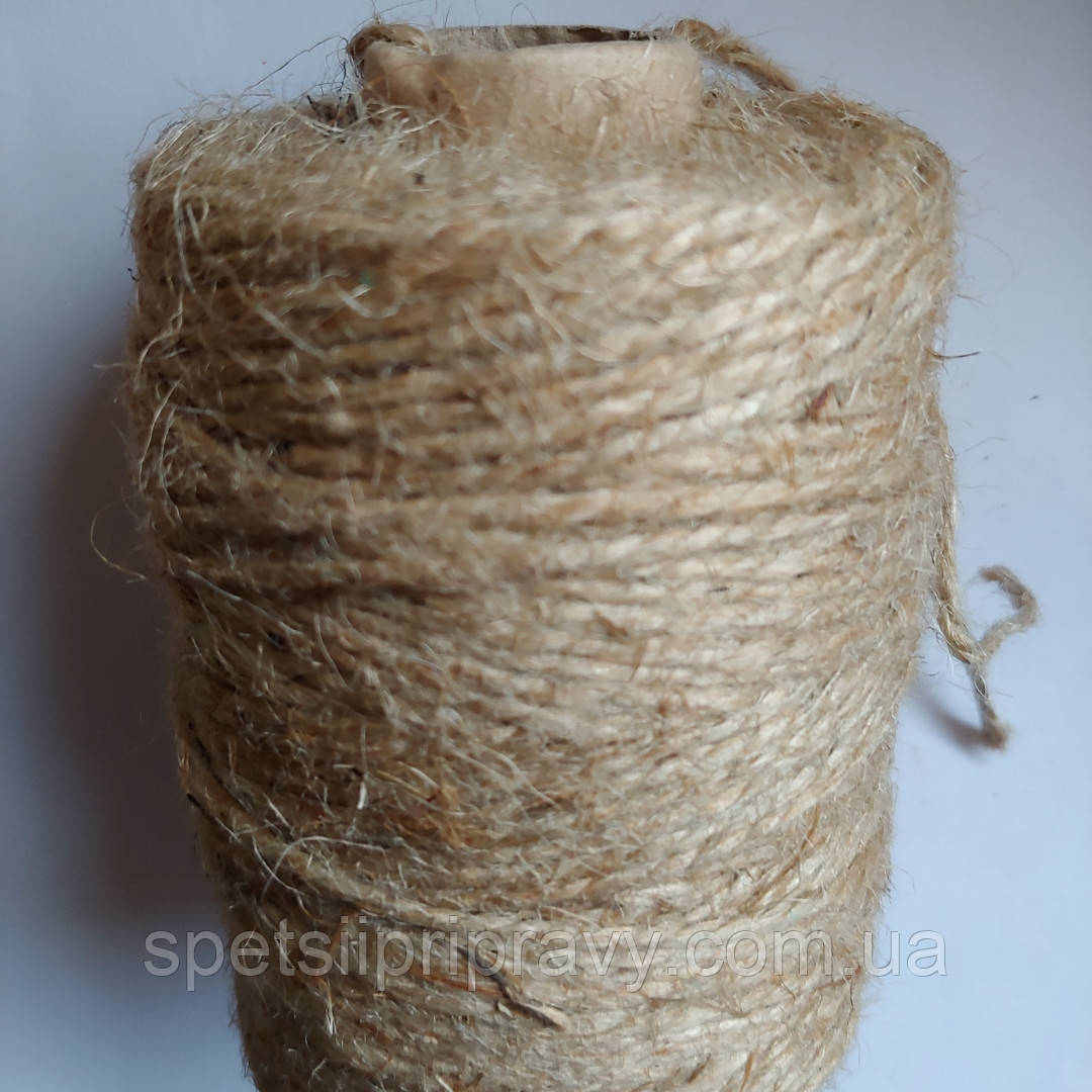 Нитка джутова 180 м, 3 мм, 200 г 🇺🇦, фото 1