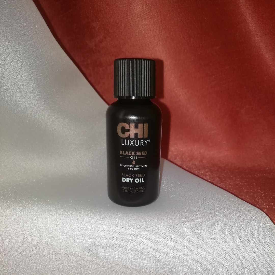 CHI Luxury Black Seed Oil Dry Oil 15ml Олія чорного кмину для волосся, фото 1