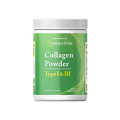 Puritan's Pride Collagen Powder Type I & III (198 гр.) 30 порцій