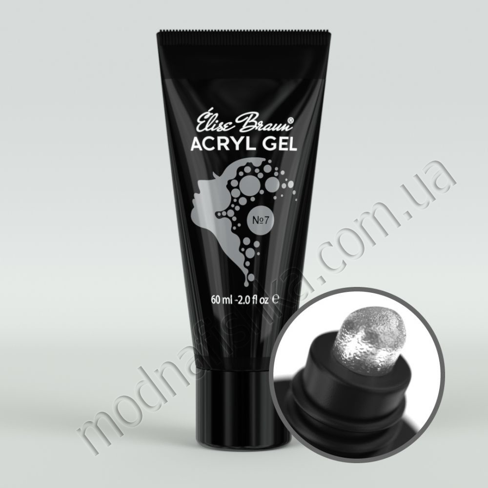 Акрил-гель Acryl Gel Elise Braun № 7, 60 мл