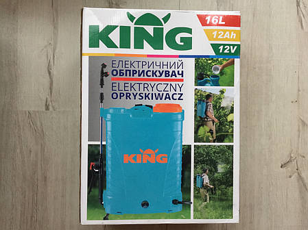 ✔️ Обприскувач Акумуляторний KING 16L, 12Ач, фото 2