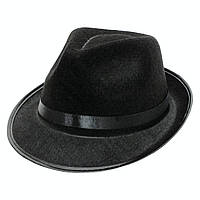 Шляпа Мужская фетр (черная)