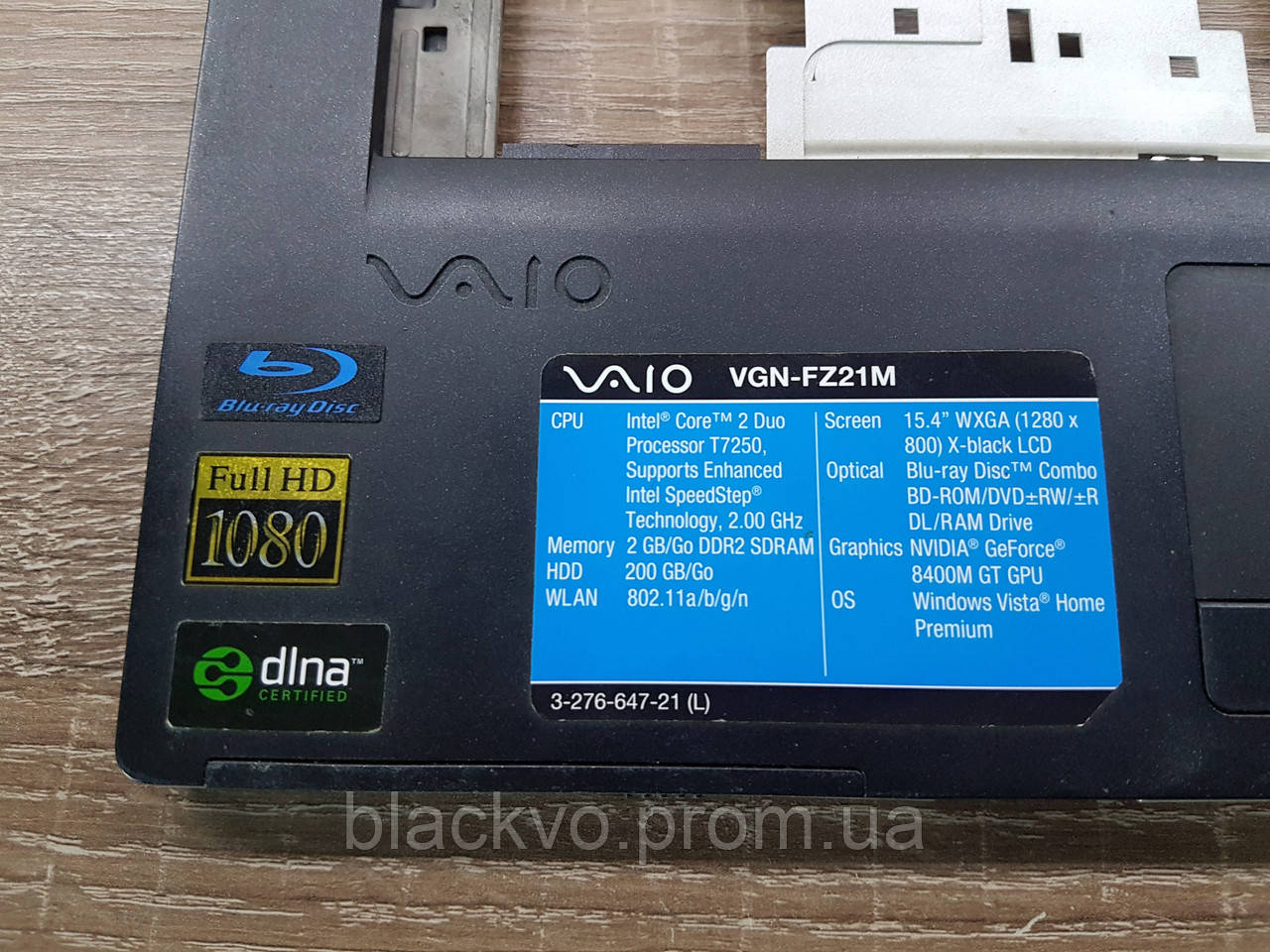 Корпус Sony VGN-FZ21M VAIO PCG-391M средняя часть для ноутбука Б/У!!! ORIGINAL - фото 3 - id-p432393500