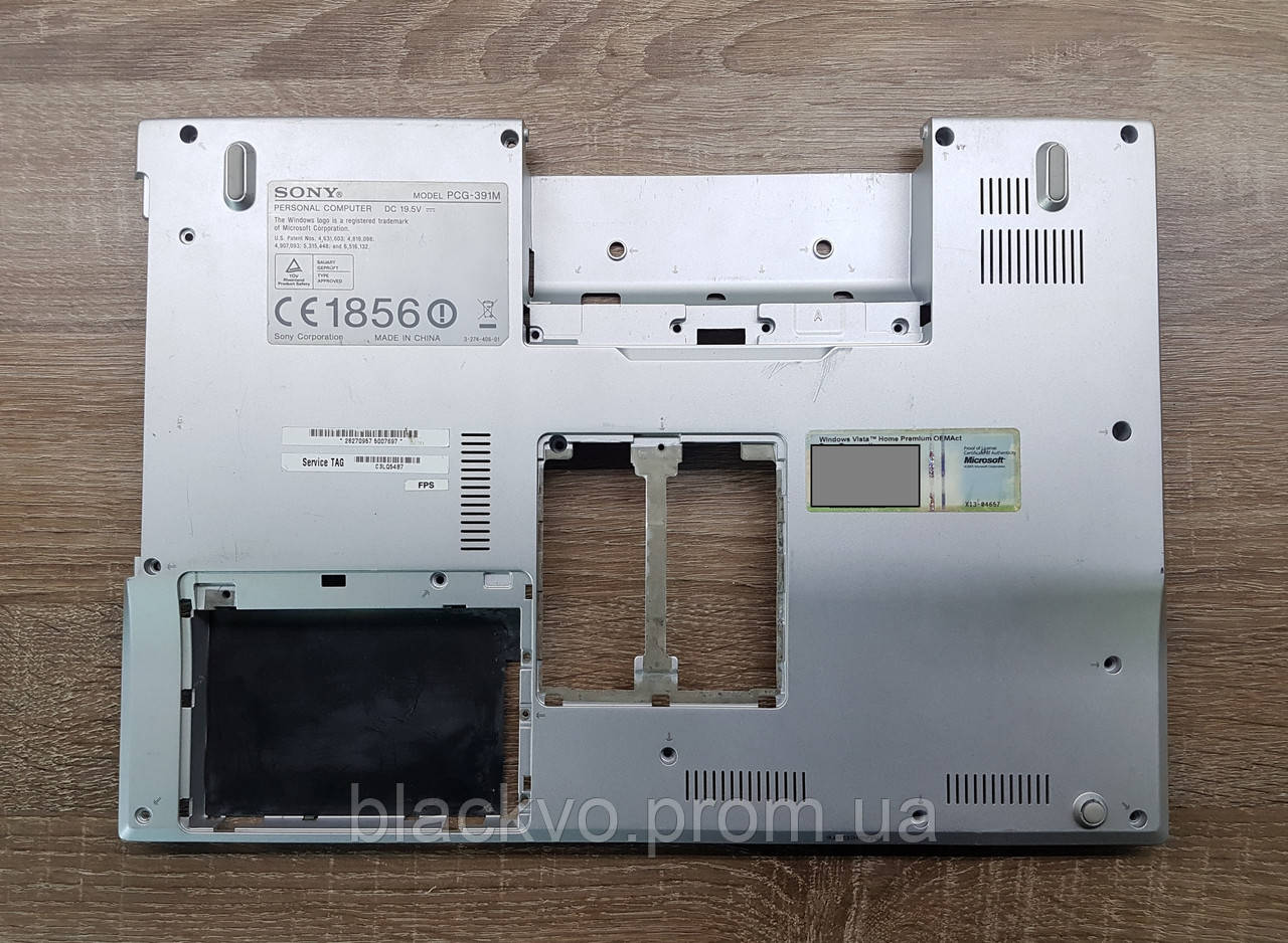 Корпус Sony VGN-FZ21M VAIO PCG-391M (нижняя часть) для ноутбука Б/У!!! ORIGINAL - фото 3 - id-p432393181