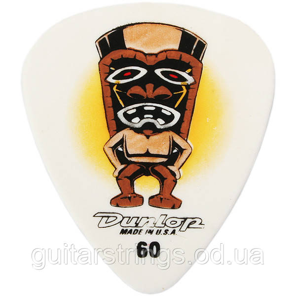 Медиатор Dunlop BL12R.60 Blackline Tiki Taboo Tiki Wedgehu 0.60 mm, фото 1