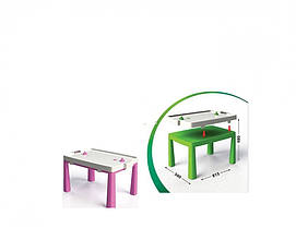 Дитячий стіл Фламінго + комплект для ігор 2 кольори