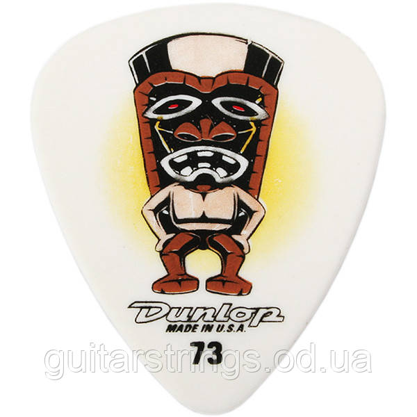 Медиатор Dunlop BL12R.73 Blackline Tiki Taboo Tiki Wedgehu 0.73 mm, фото 1