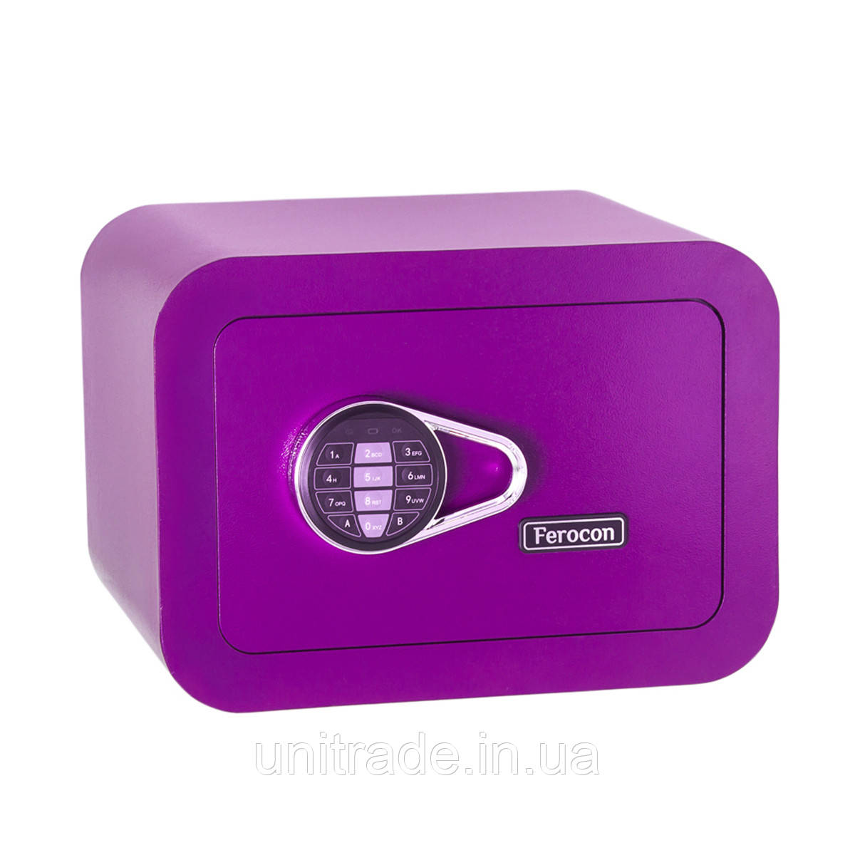 Сейф 35х25х28 см ENERGY VIOLET меблевий, для дому, офісу, готелю, автомобіля