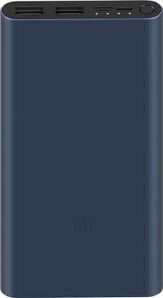 Power Bank Mi3 NEW 10000mAh Fast Charge Black VXN4274GL (PLM13ZM) Гарантія 12 місяців, фото 2