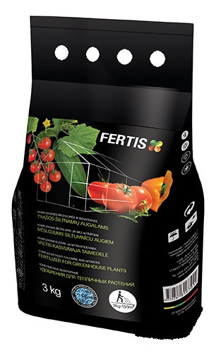 Добриво для рослин, вирощуваних у теплицях Fertis NPK 12-8-16+МЕ 3 кг, фото 1