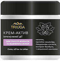 Triuga Професійний аюрведичний Крем-актив для тонкого волосся, Сила-об'єм — сяйво 300 мл