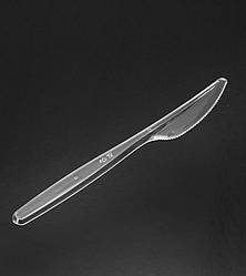 Ніж одноразовий прозорий 17см./100шт.