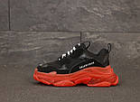 Жіночі кросівки Balenciaga Triple S Clear Sole «Blac багатошарова підошва 36-41рр. Живе фото (топ ААА+), фото 8