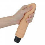 Реалістичний вібратор Reel Feel Vibrator Flesh 7,5", фото 4