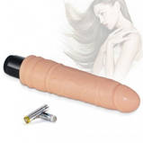 Реалістичний вібратор Reel Feel Vibrator Flesh 7,5", фото 5