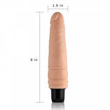 Реалістичний вібратор Reel Feel Vibrator Flesh 7,5", фото 6