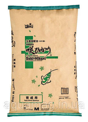 Корм для коропів коі Saki-Hikari Balance Sinking потопаючий 20 kg (основне живлення з пробіотиками ), фото 2