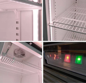 Холодильник вітрина Juka VD75GA з замком, фото 2