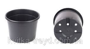 Вазони для розсади круглі чорний 190х150 3.0 л, фото 1