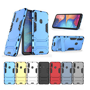 PC + TPU чохол Metal Armor для Samsung Galaxy A20s (7 кольорів)