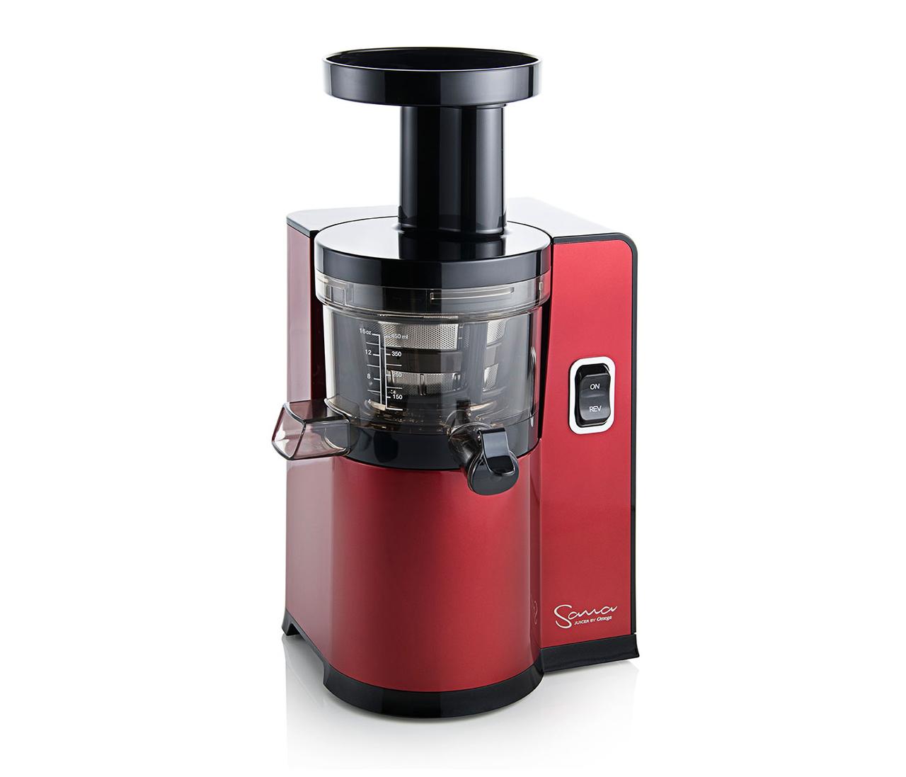 Sana Juicer by Omega EUJ-808 Red шнекова соковичавниця