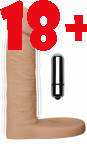 Насадка для подвійного проникнення The Ultra Soft Double Sleeve 5,8" Vibro Flesh