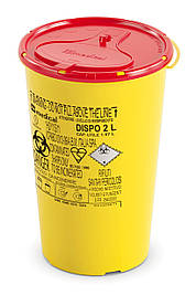 Контейнер для збору голок і медичних відходів 2л