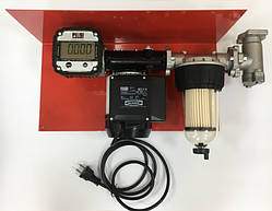 Міні АЗС 220В 56л/хв з насосом PANTHER 56 і електронним лічильником з великим дисплеєм PIUSI Італія плеем