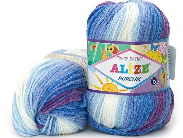 Пряжа Алізе Буркум Бебі Батік