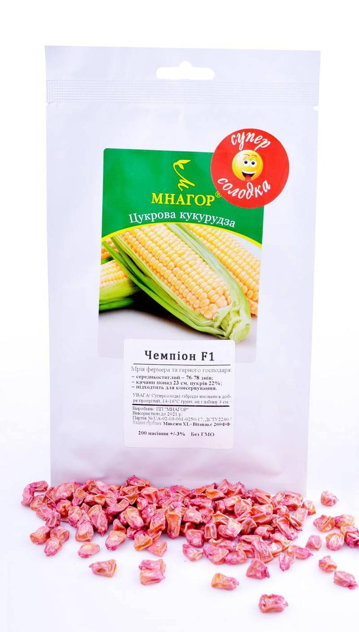 ТМ МНАГОР Кукурудза цукрова Чемпіон F1 200шт