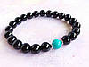Браслет із Чорного Турмаліну Шерла та Бірюзи, фото 7