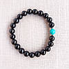 Браслет із Чорного Турмаліну Шерла та Бірюзи, фото 9