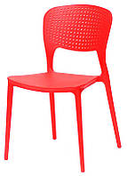 Стул пластиковый Mark красный 05, штабелируемые стулья код 9550