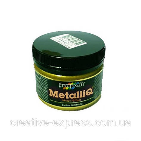Емаль акрилова METALLIQ "Kompozit" (римське золото, 0,5 кг), фото 1