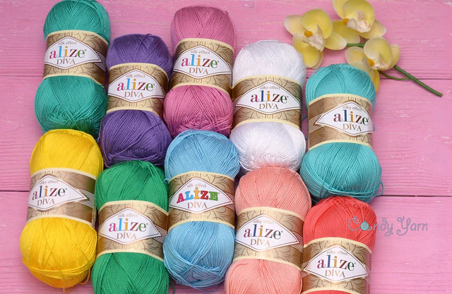 Пряжа Алізе Діва