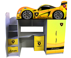 Ліжко-горище Bed Room-1 "Lamborghini" серія Драйв