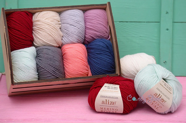 Пряжа Алізе Меріно Роял