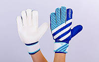 Перчатки вратарские Sport Goalkepeer Gloves 893 размер 10 White-Blue