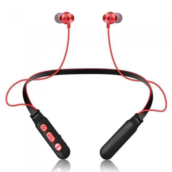 Бездротові Bluetooth-навушники Sport Wireless M8, чорно-червоні