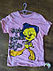 Літня футболка для дівчинки з стильним малюнком, фото 2