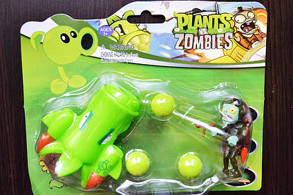 Рослини проти зомбі  ⁇  Plants vs Zombies Ігровий набір No7 Спаржевий винищувач (Розсідання стріляють кульками)