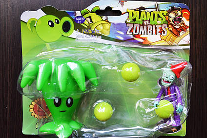 Рослини проти зомбі  ⁇  Plants vs Zombies Ігровий набір No20 Бумеранг (Розсідання стріляють кульками,40+відів)