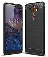 Чохол Carbon для Nokia 7 Plus / TA-1046 бампер оригінальний Black