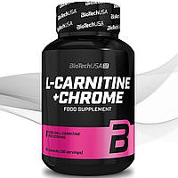 Жиросжигатель BioTech Usa For Her L-Carnitine + Chrome 60 caps