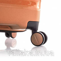Валізу з полікарбонату Heys Metallix маленький для ручної поклажі Rose Gold, фото 3