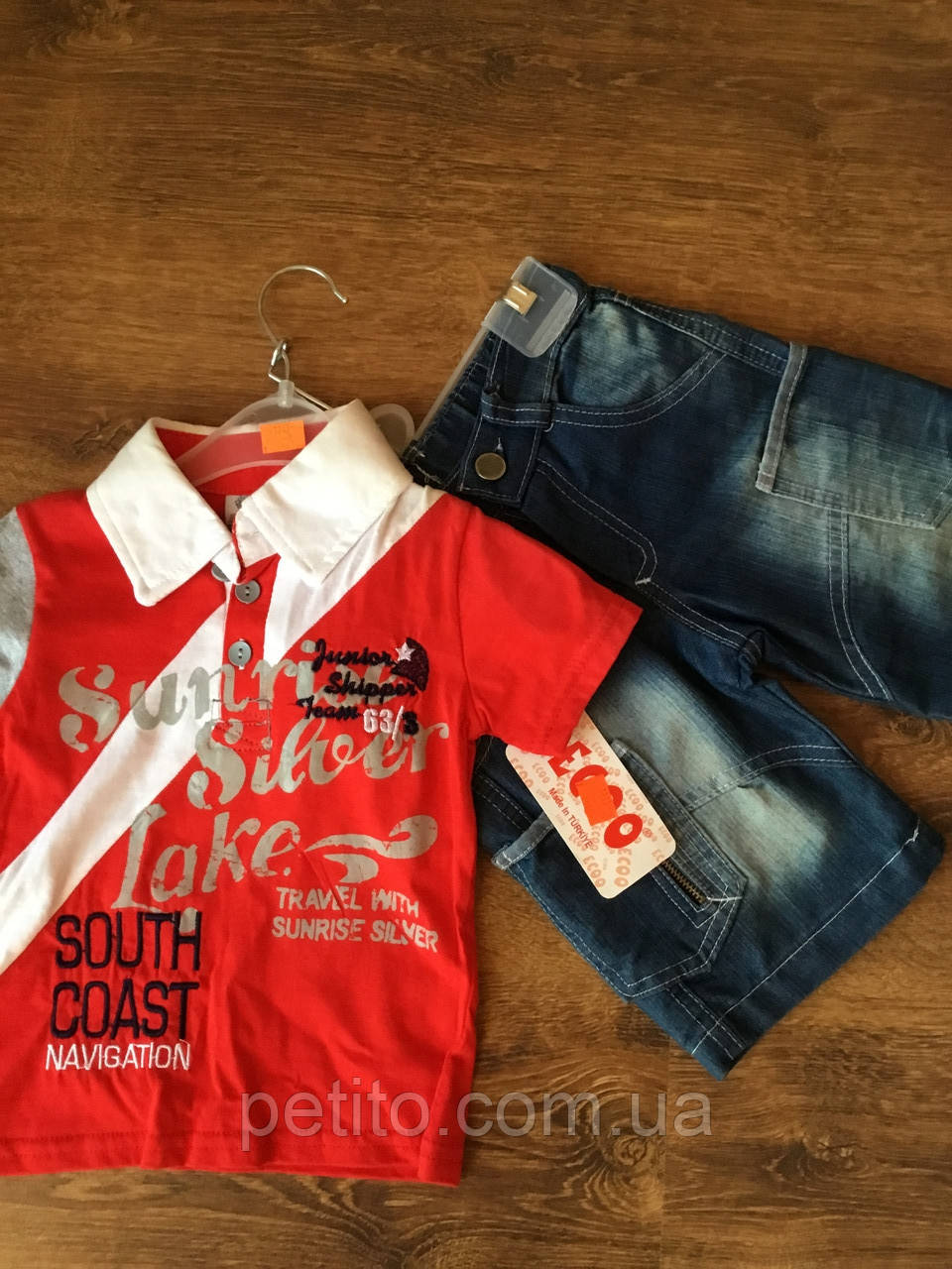 Дитячий нарядний костюм для хлопчика на літо, фото 1